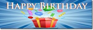 Picture of Birthday indoor banners