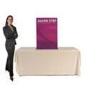 Picture of Silver Step Retractable Banner Stand Tabletop 24 inches