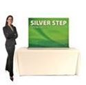 Picture of Silver Step Retractable Banner Stand Tabletop 48 inches